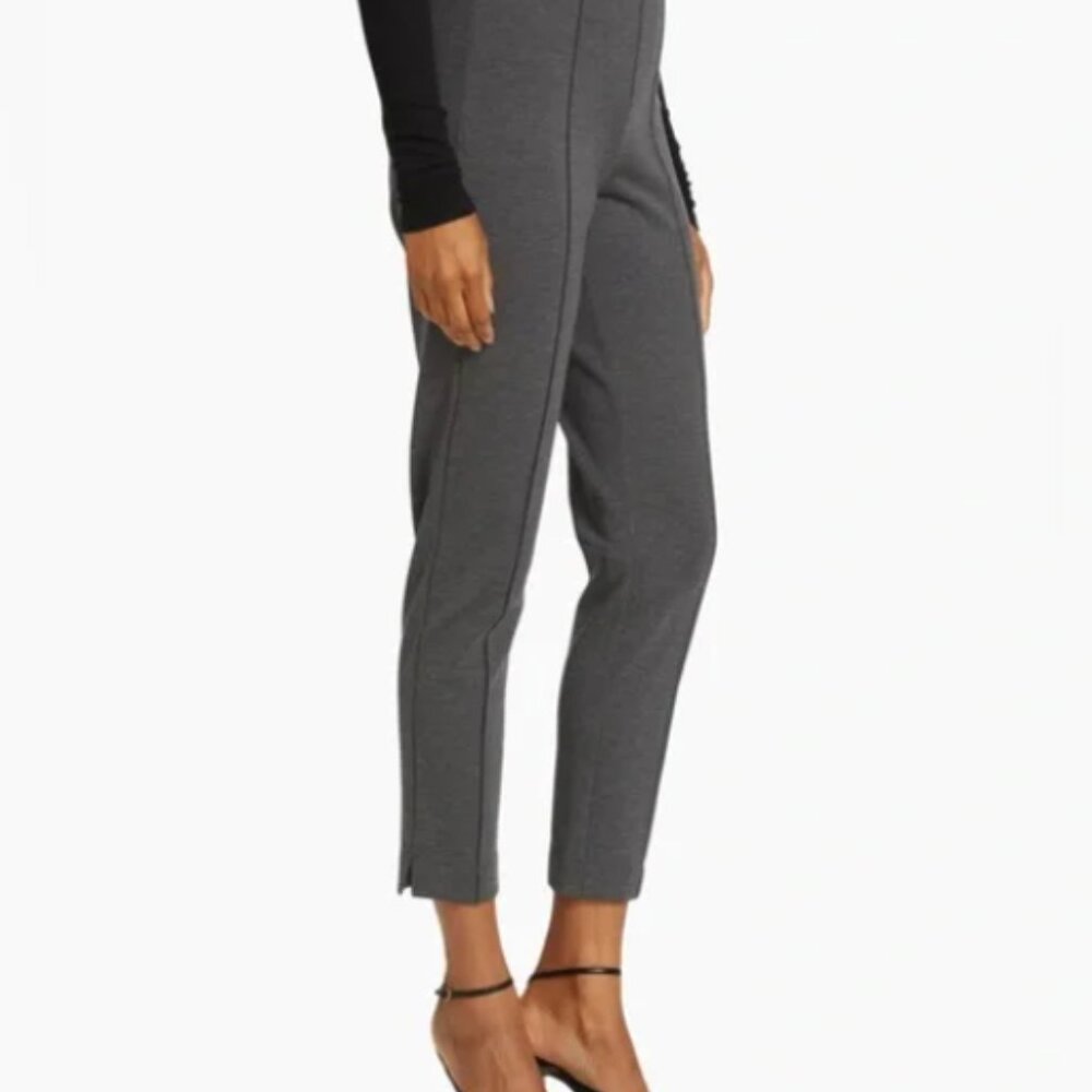 ATM Heather Charcoal Gray Ponte Pants Stretch Sz 10 - Picture 7 of 16